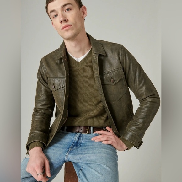 Men's Lucky Brand Cloud Soft V-Neck Sweater - Picture 8 of 11